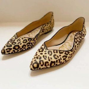 SAM EDELMAN Riza Calf Hair Leopard Flats